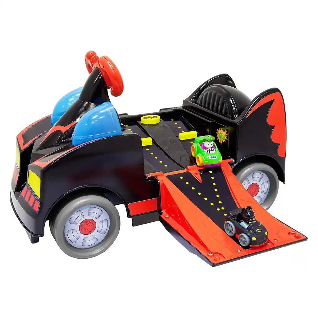 Fisher Price Carro Montable Batman Little People Luces Y Sonidos