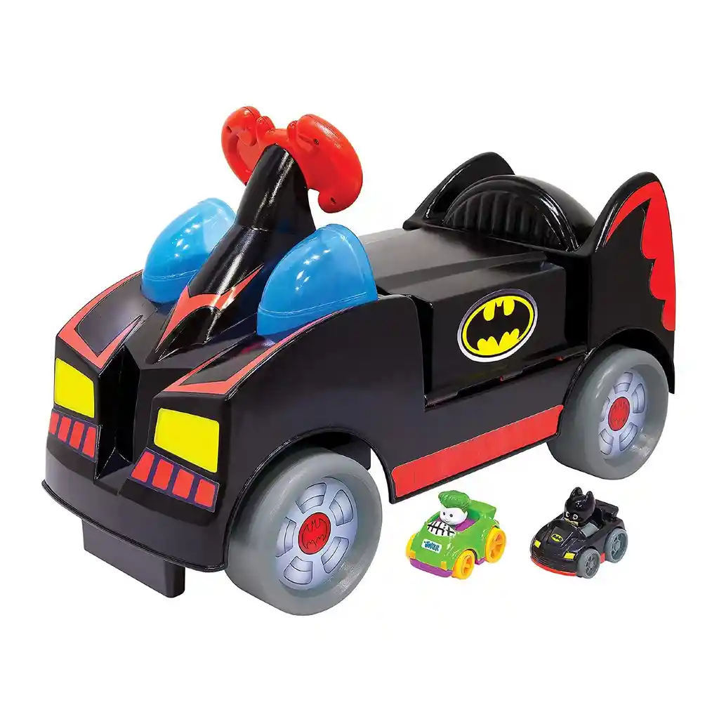 Fisher Price Carro Montable Batman Little People Luces Y Sonidos