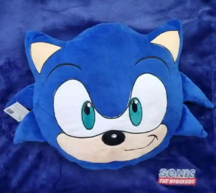 Peluche Cojín Cobija Sonic
