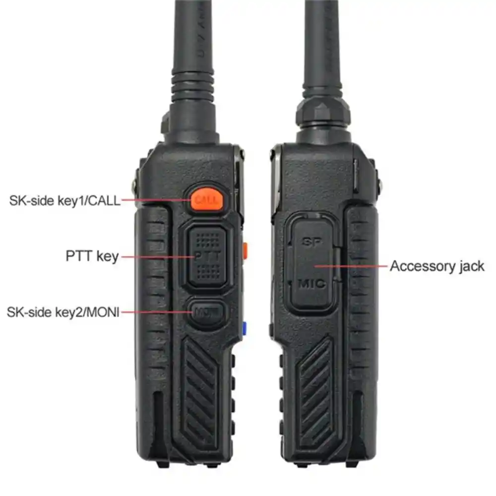 Radio Telefono Prof X 6 Baofeng Uv5r Bat2.800mah Vers2022