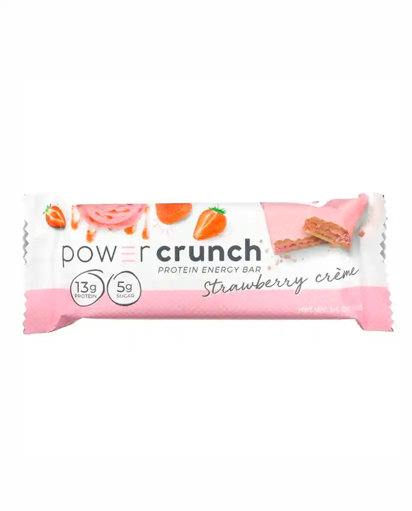 barra de proteina stawberry creme powerCrunch 40 gr