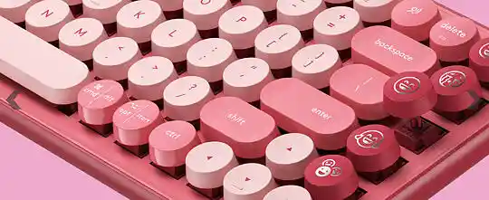 Teclado Logitech Pop Keys Rosado