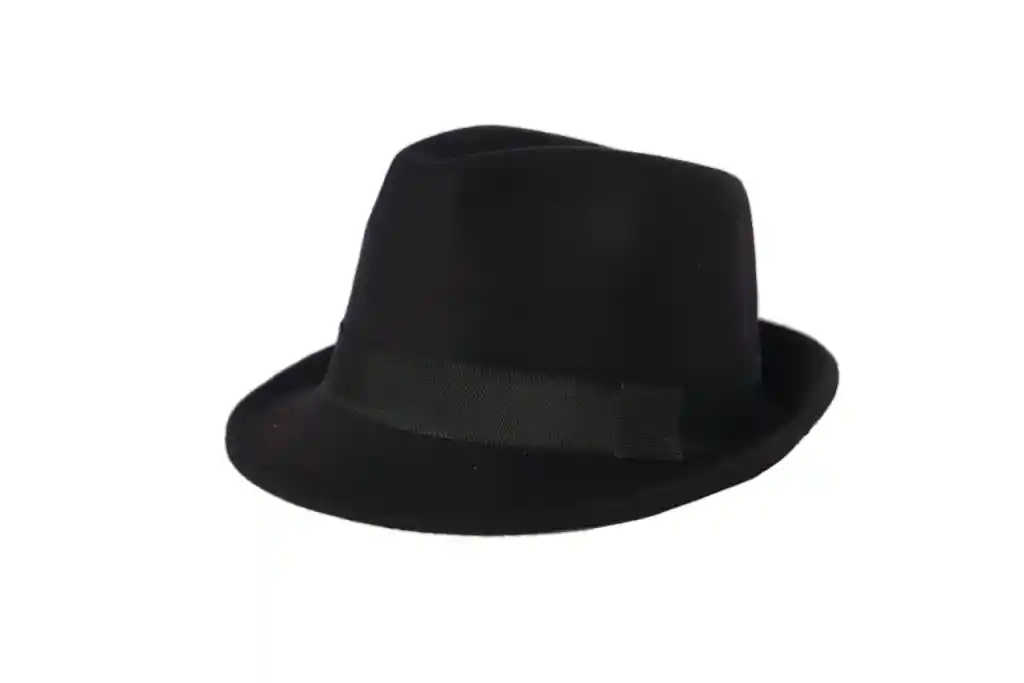 Sombrero Fedora Ala Corta En Paño