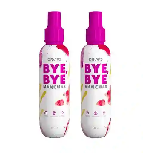 Quitamanchas Bye Bye Manchas 250 Ml X 2 Unidades