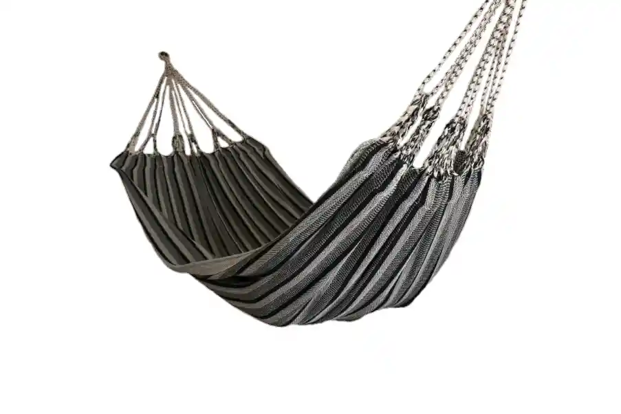 Hamaca En Algodón Negro - Gris
