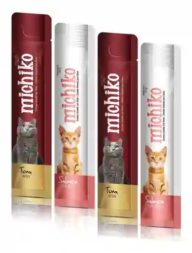 Michiko Snack Para Gato Atun /salmon 14gr