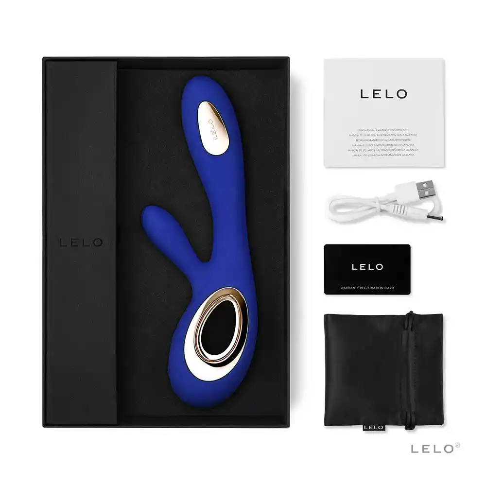 Vibrador Rabbit Lelo Soraya Wave Azul