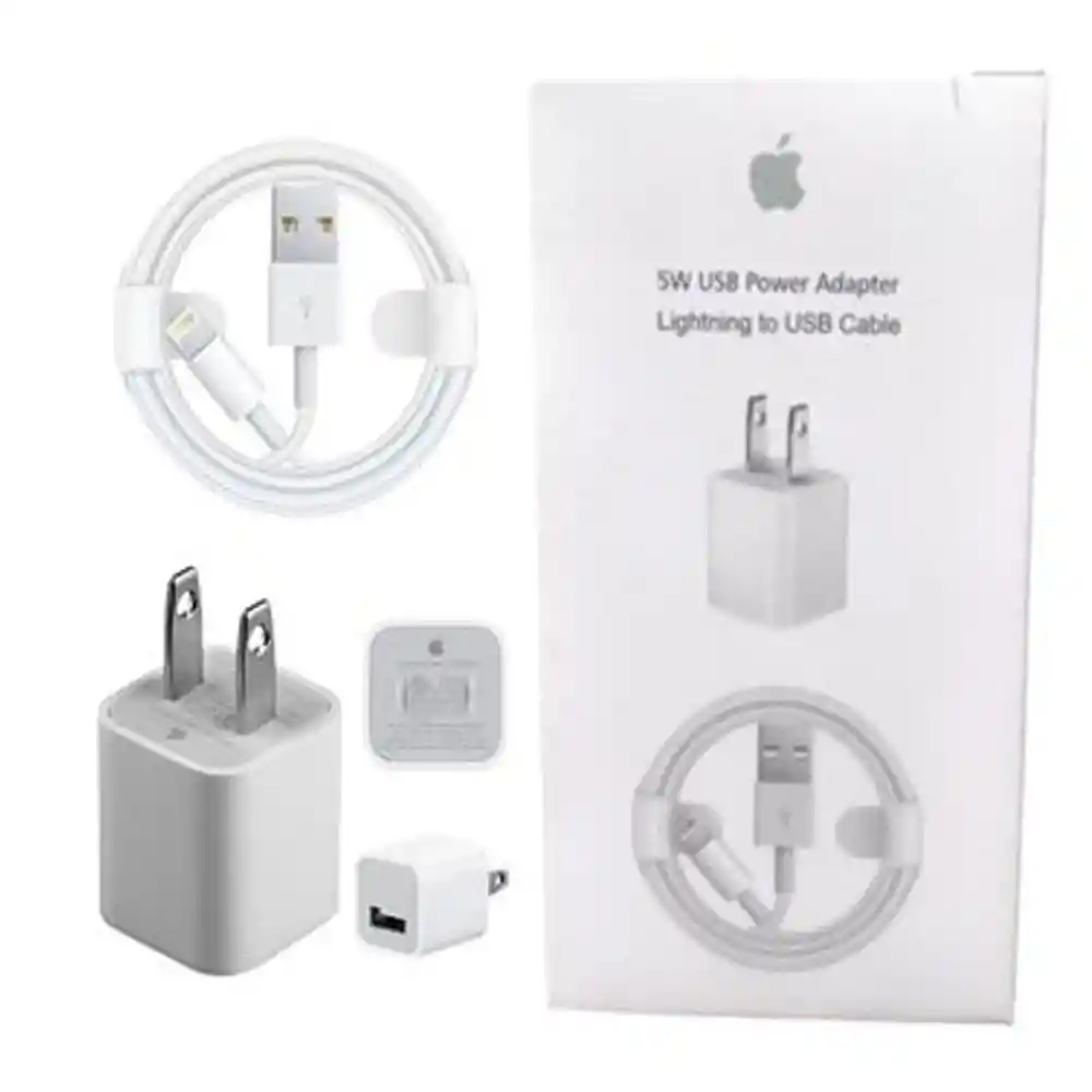 Cargador Iphone Completo 5w Carga Rapida