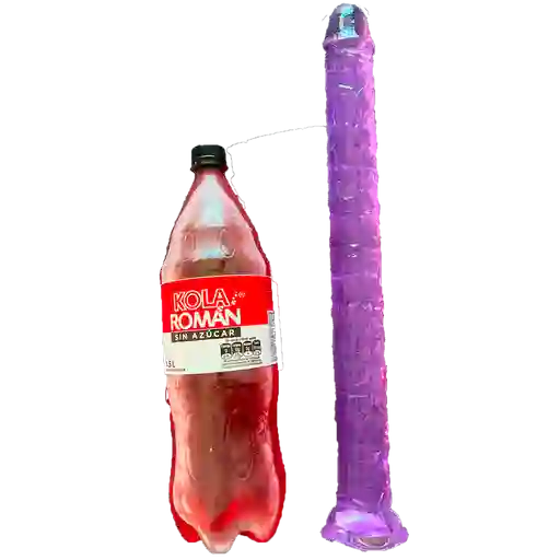 Dildo 46cm Xxl Gigante Extra Large De Silicona Con Chupa