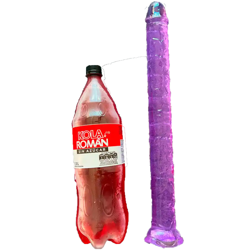 Dildo 46cm Xxl Gigante Extra Large De Silicona Con Chupa