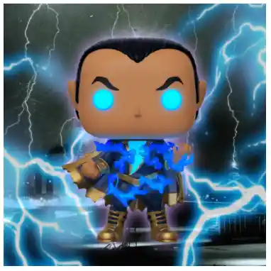 Funko Pop! Dc Super Heroes Black Adam Gitd (big Apple Collectibles Exclusive)