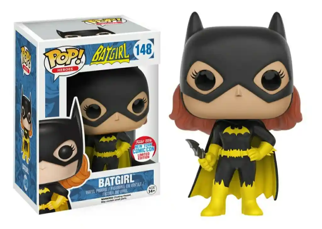 Funko Pop! New York Comic Con 2016 Batgirl Blacksuit Variant (sticker Shared)