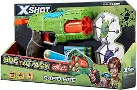 Pistola De Juguete X Shot Bug Attack Rapid Fire + 2 Bichos !