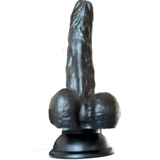 Dildo 22cm Venoso Miller Black Negro
