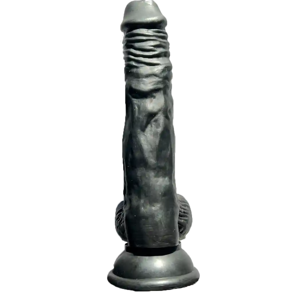 Dildo 22cm Venoso Negro Miller Black