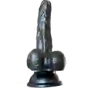 Dildo 22cm Venoso Negro Miller Black