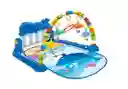 Gimnasio Bebe Infantil Tapete Estimulación Piano Fitness Rack Luces Regalo Obsequio Oferta 0-3 Años Ballena Azul Ref. He0631