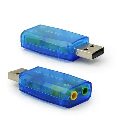 Tarjeta De Sonido 5.1 Usb Virtual Adaptador 3d Computador