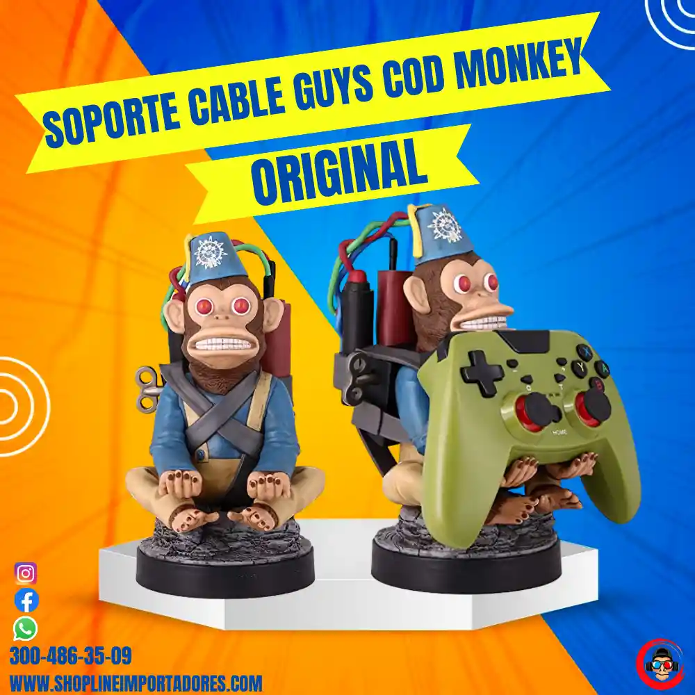 Soporte Cable Guys Cod Monkey Original