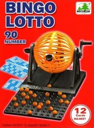 Bingo Juego90 Numeros - 12 Cartones Lotto