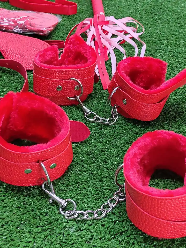 Kit Bondage Capri Rojo | Sex Shop | Fetish | Juguete Sexual | Placer | Erotismo