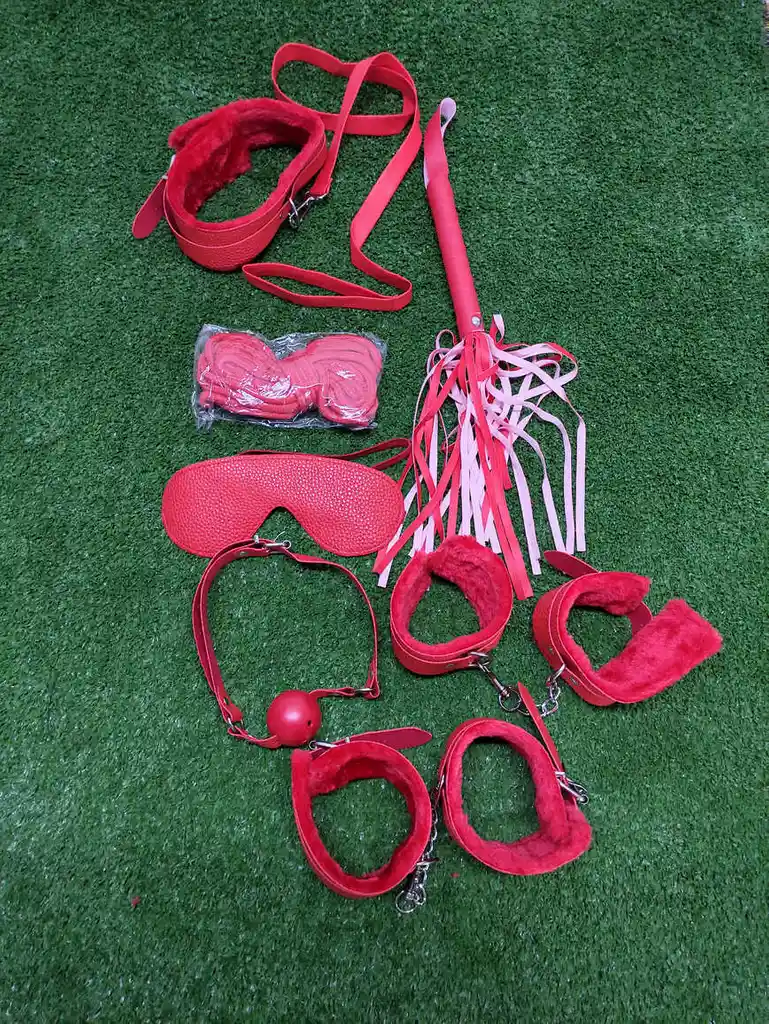 Kit Bondage Capri Rojo | Sex Shop | Fetish | Juguete Sexual | Placer | Erotismo