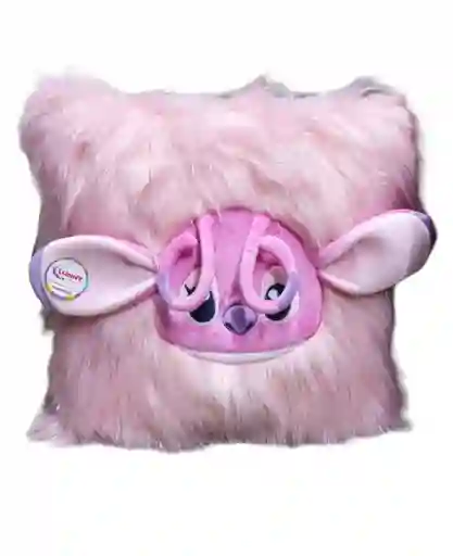 Cojin Peluche Pelo Largo Personaje Angel Serie Lilo Stitch