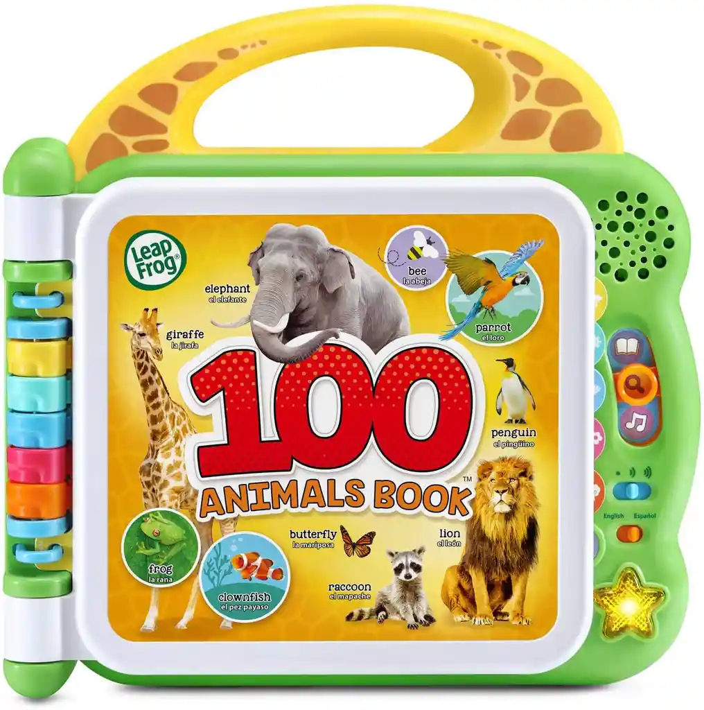 Libro Interactivo Leapfrog 100 Animales Bilingüe