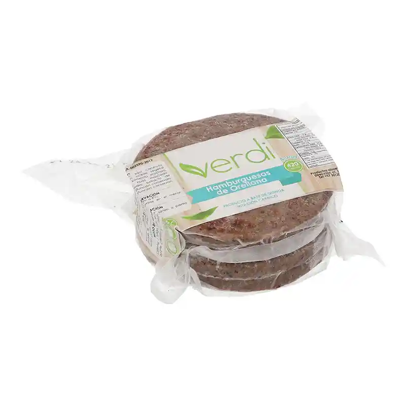 Verdi Hamburguesa Orellana Vegana -420G