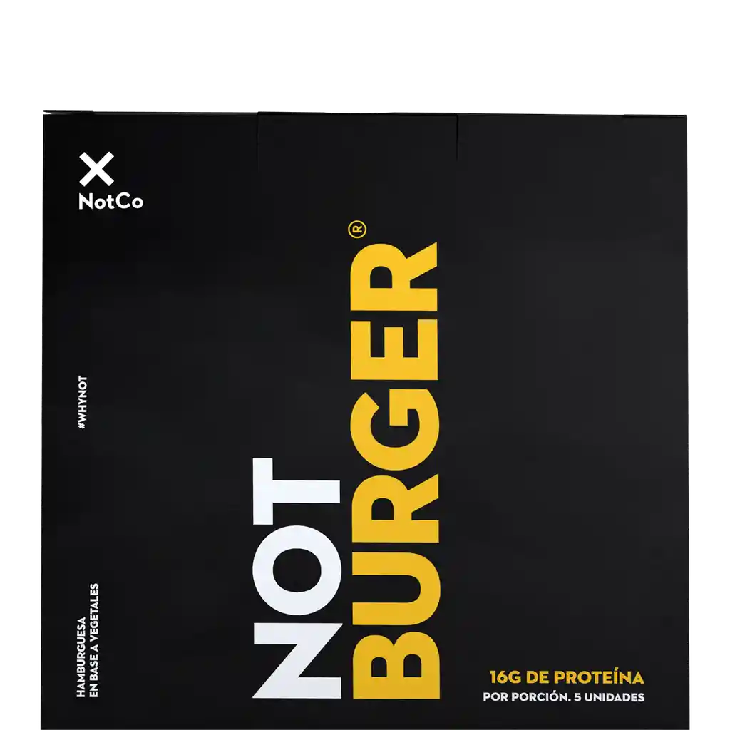 Not Burger Vegana X5 - Notco 500g