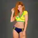 Disfraz Futbol Brasil