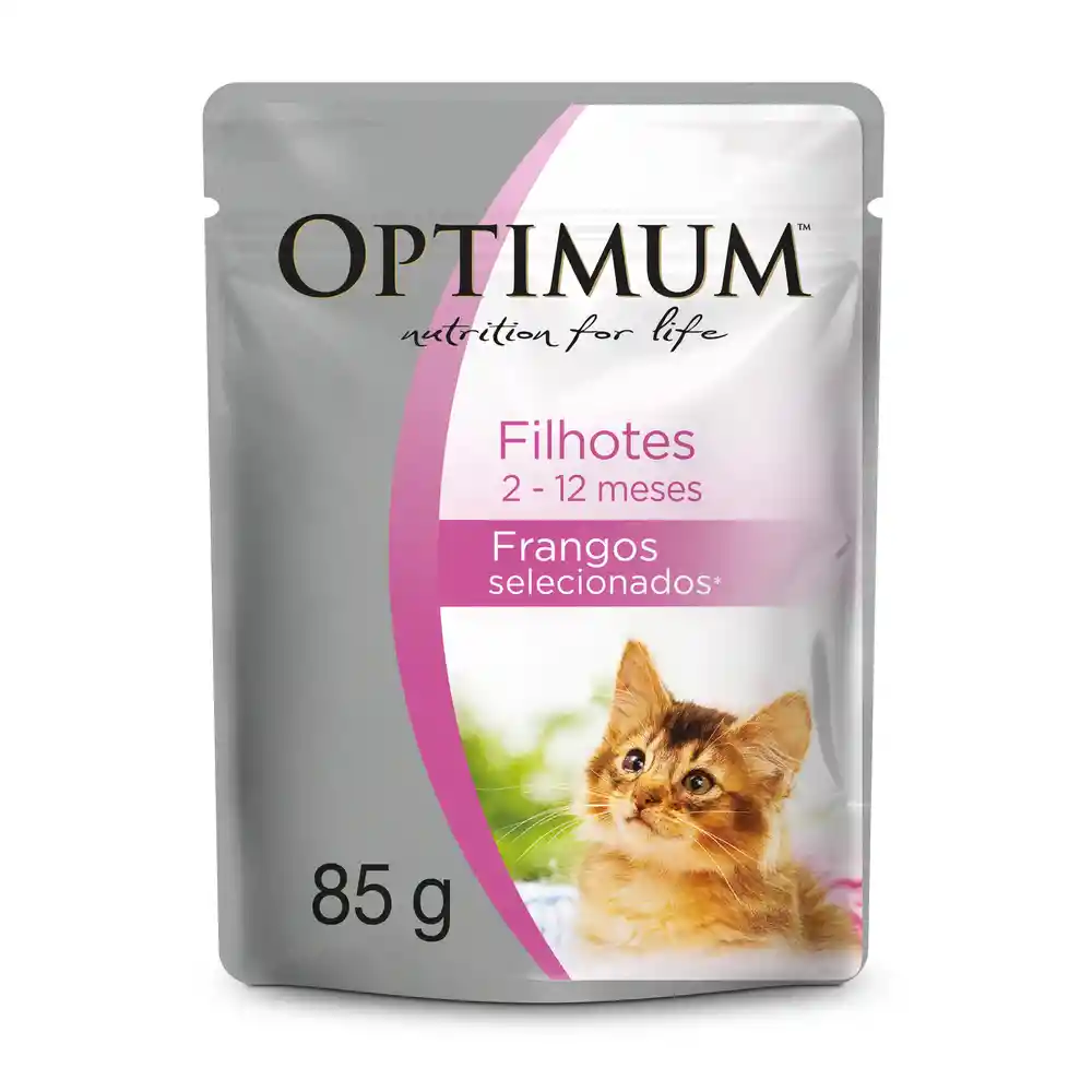 Optimum Pouch Kitten Pollo X 85g