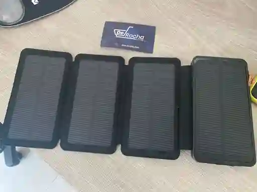 Super Power Bank Panel Solar Cargador 25000mah Banco Energía Batería Solar X4 Fuentes