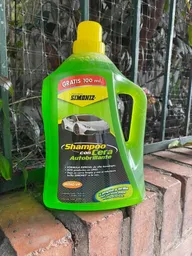 Simoniz Shampoo Con Cera Auto-Brillante Carro, Moto Dos En Uno Limpia, Brilla, Protege2000Ml