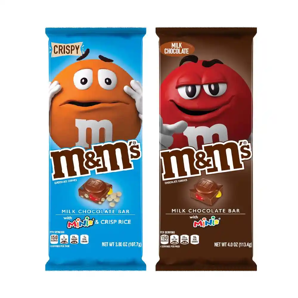 M&Ms Tableta Chocolate +Tableta Chocolate Con Arroz