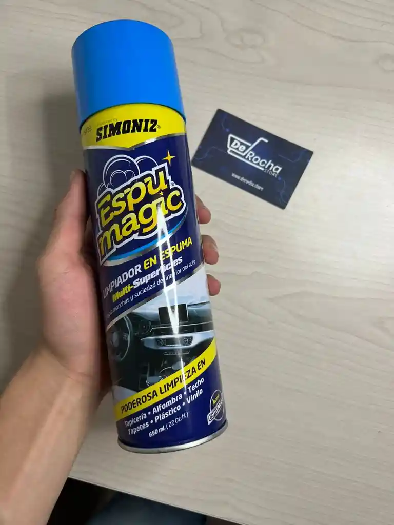 Simoniz Limpiador Renovador Tapiceria Carro Espuma Magica