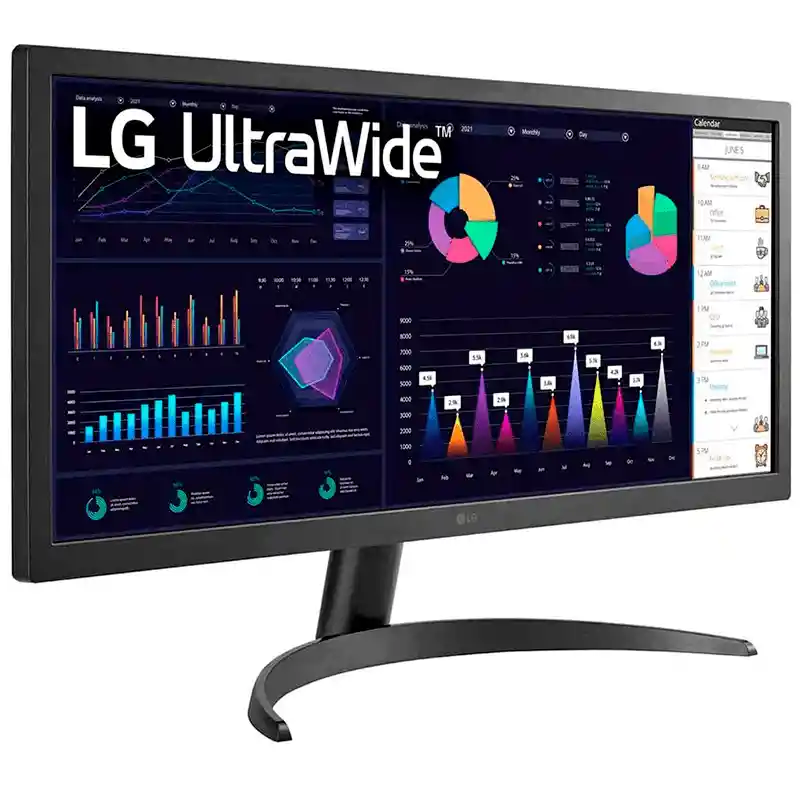 Lg Monitor26" Ultrawide Qhd Ips 26Wq500-B 5Ms (Gtg) 75Hz
