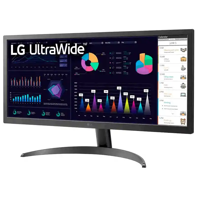 Lg Monitor26" Ultrawide Qhd Ips 26Wq500-B 5Ms (Gtg) 75Hz