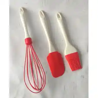 Juego Utensilios Cocina/repostería X 3 Silicona