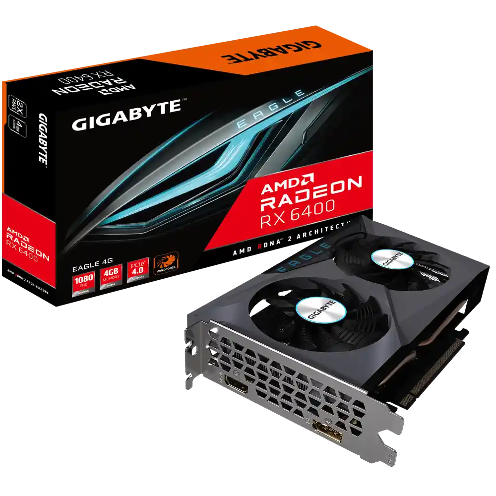 Tarjeta De Vídeo Gigabyte Radeon Rx 6400 Eagle 4gb