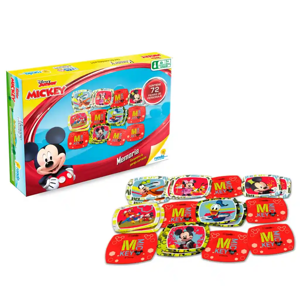 Ronda Juego De Memoria Para Ninos Mickey Mouse Club House