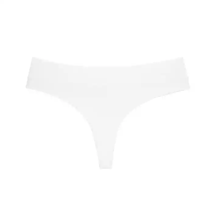 Panty Brasilera De Algodón Premium (1059) Blanco S