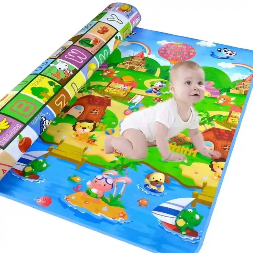 Tapete Bebe Juego Alfombra Gateo 150x180 Tapete Didactico