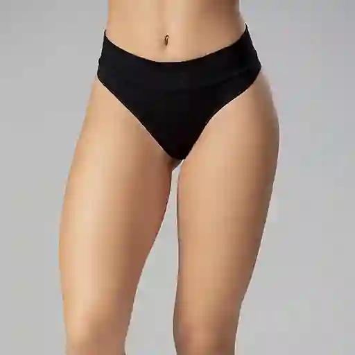 Panty Brasilera De Algodón Premium (1059) Negro Xl