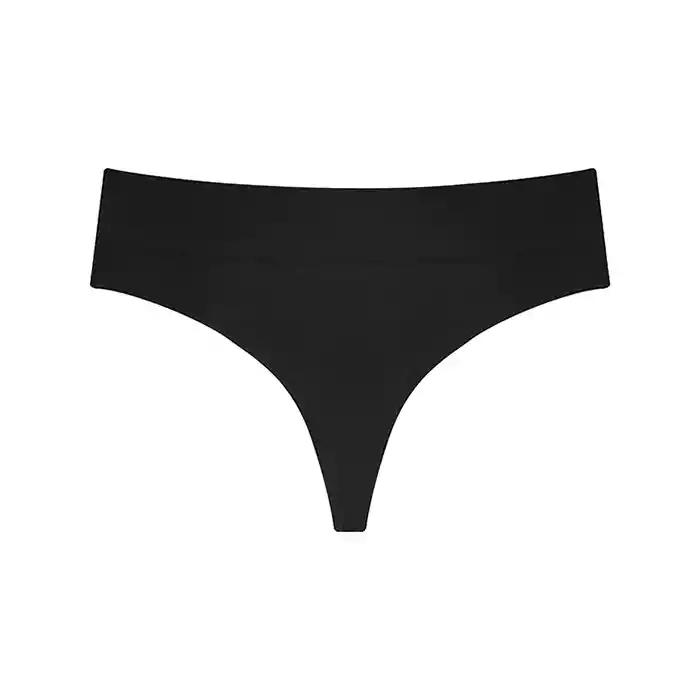 Panty Brasilera De Algodón Premium (1059) Negro Xl