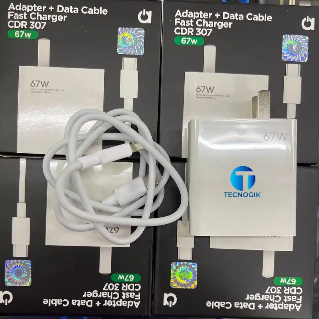Cargador Rápido Cd-r-307 De 67w Puerto C