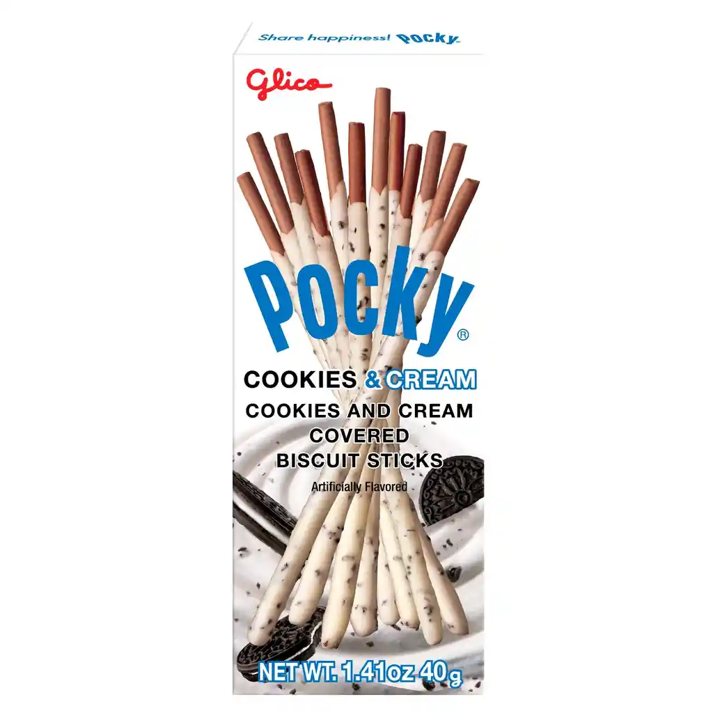 Pocky Palos Japoneses Cookies And Cream De 40g