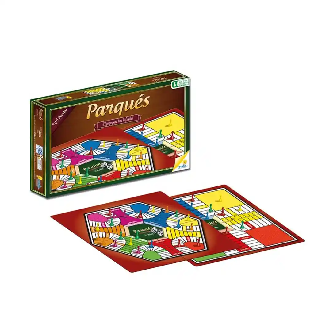 Juego De Mesa Parqués 6 Puestos Niños Y Adultos