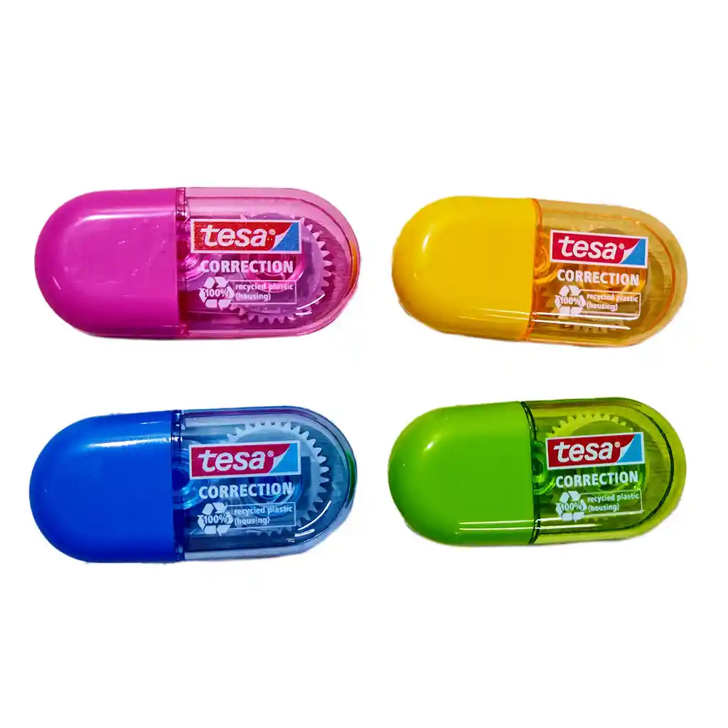 Cinta Correctora Colores Surtidos 5 Mm X 6 M Tesa