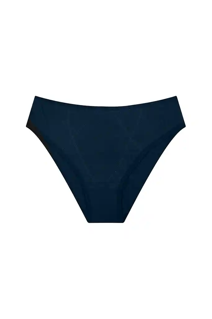 Panty Tanga De Algodón Premium (6009) Azul Oscuro L